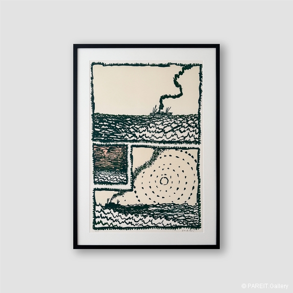 ALECHINSKY Pierre - Le Volturno II